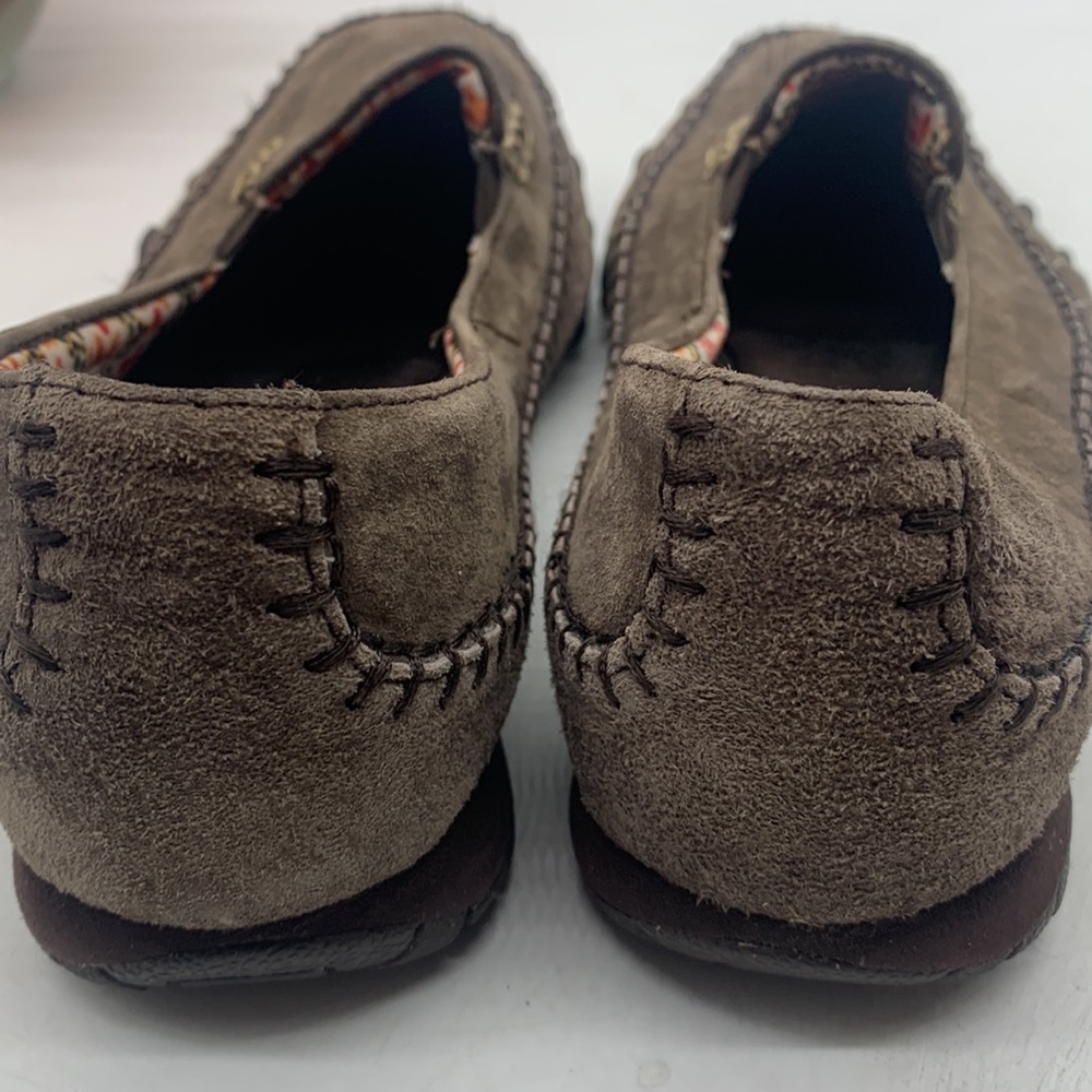 Skechers Light Brown Suede Slip On Loafer Size 7 SKT5015C - Picture 8 of 10